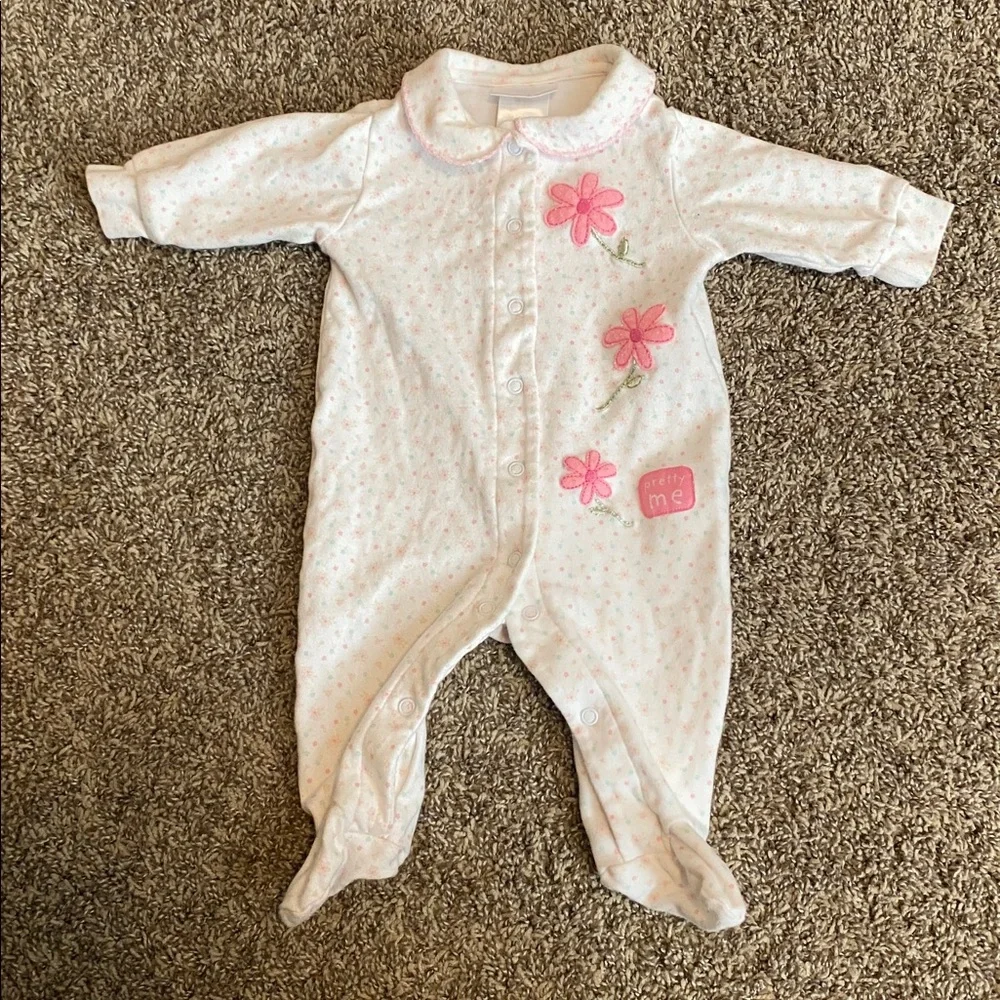 Baby Girl Pajama Bundle Size 3 Month